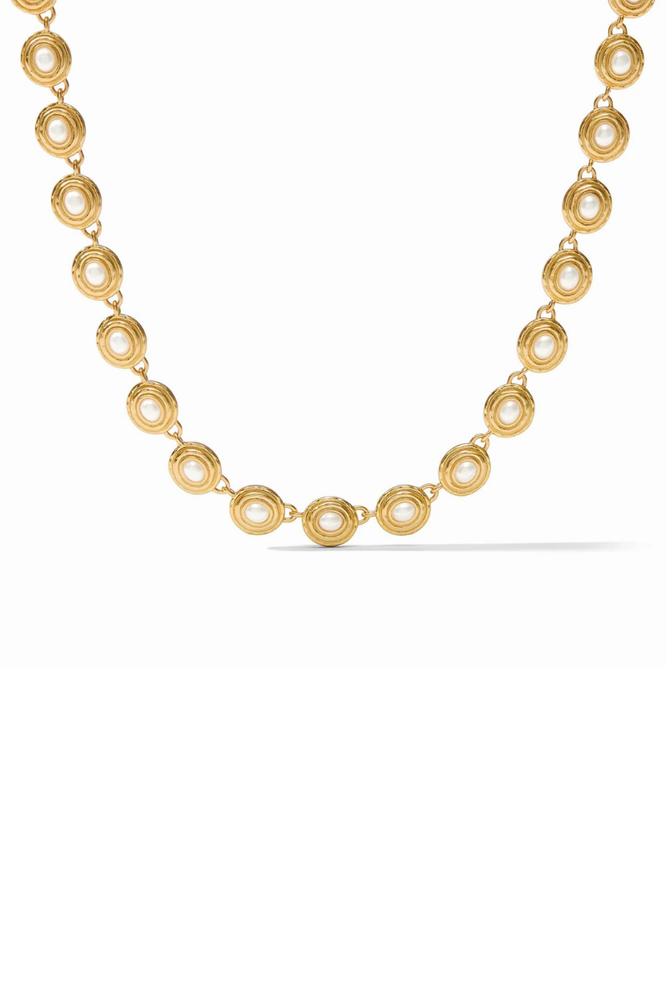 Tudor Tennis Necklace - Pearl