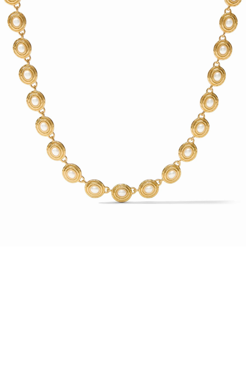 Tudor Tennis Necklace - Pearl