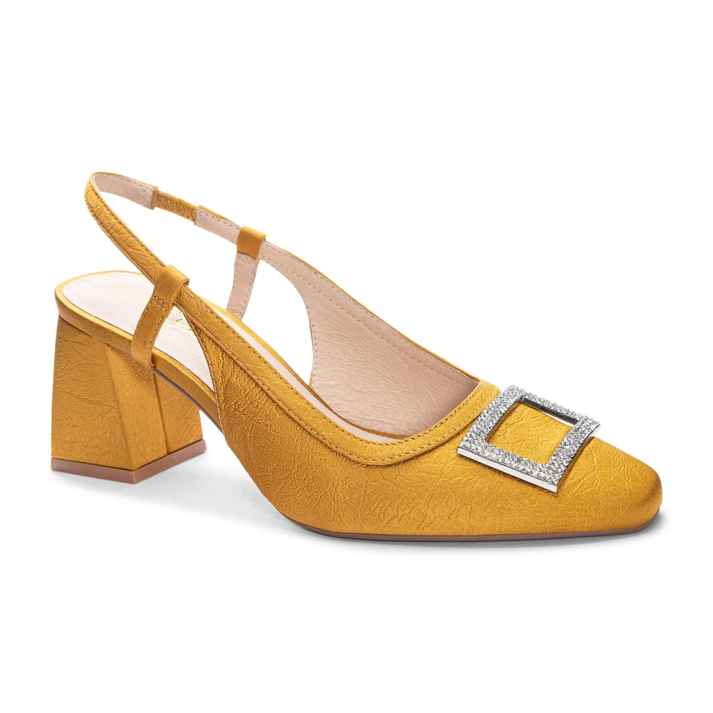 Zilina Heels- Mustard Yellow