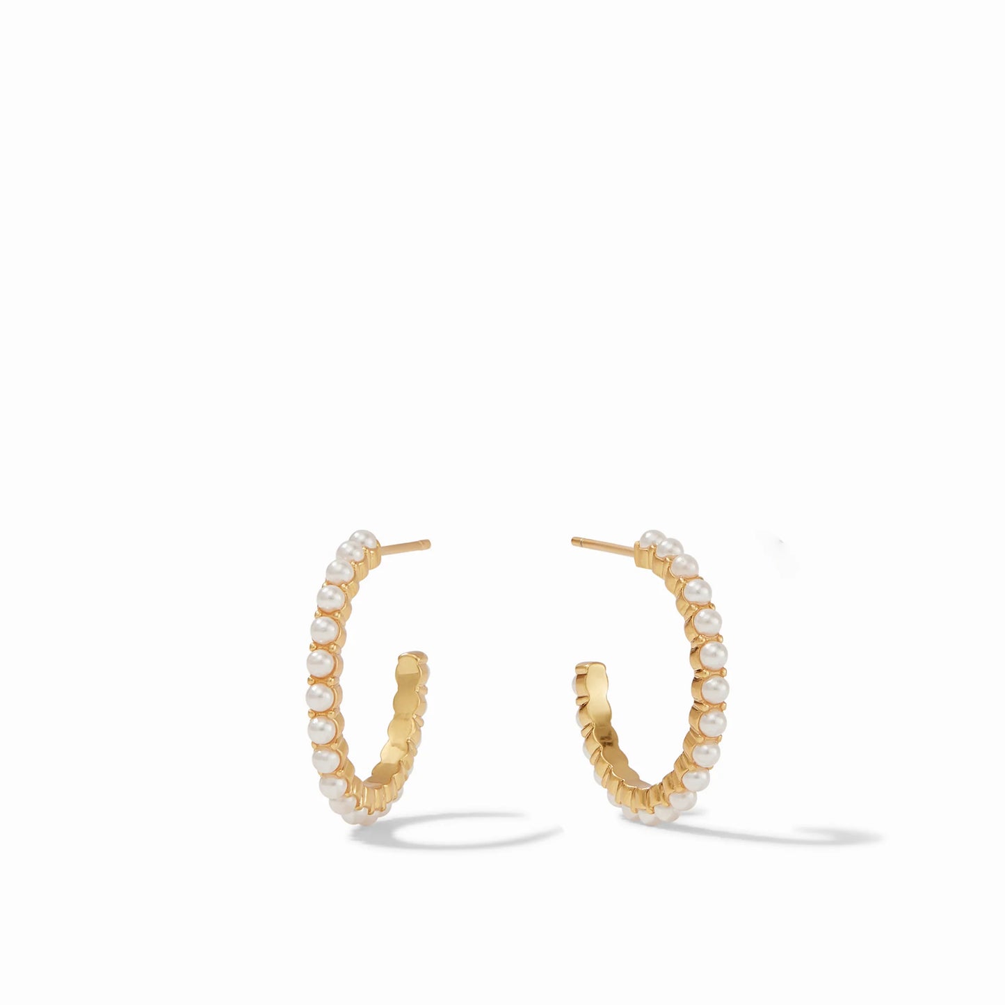 Juliet Hoop - Gold Pearl