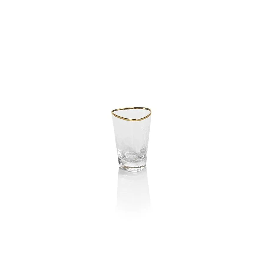 Gold Rimmed Shot Glass