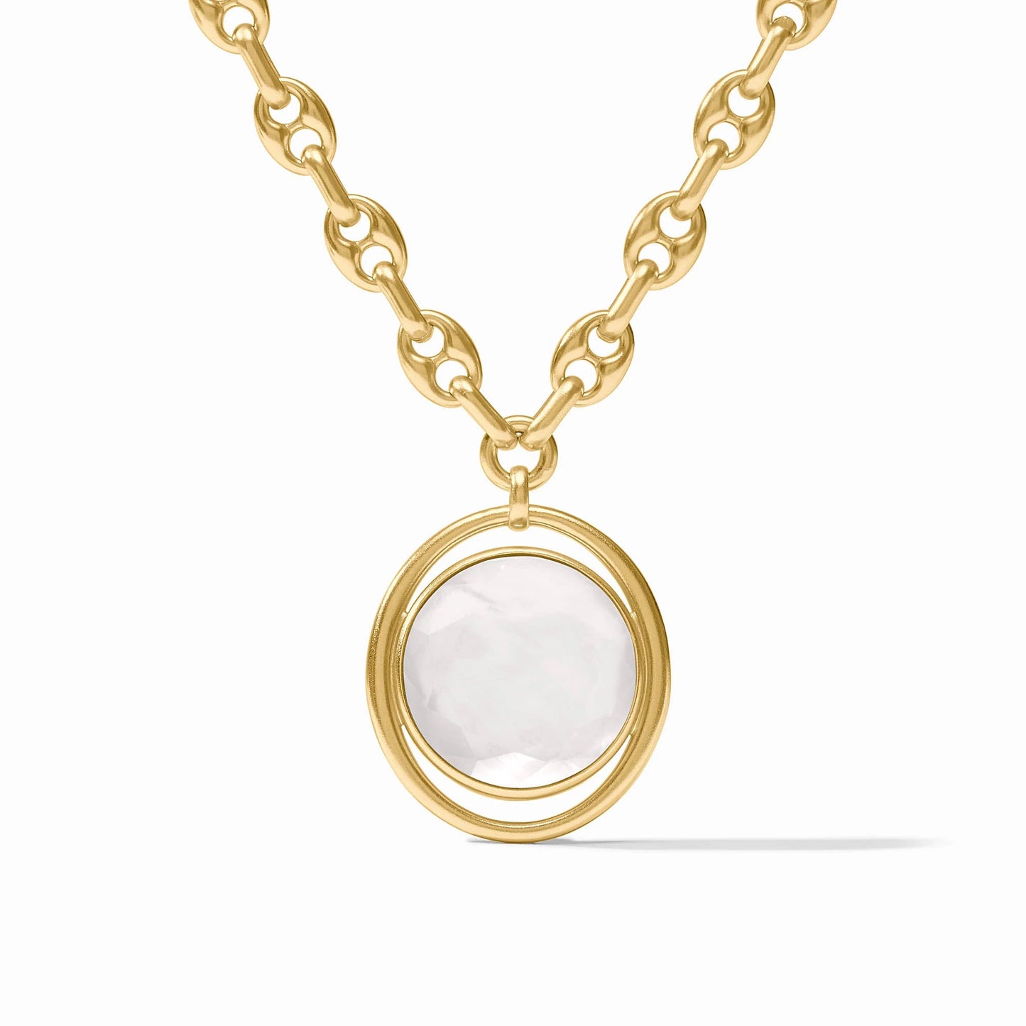 Laguna Statement Necklace - Iridescent Clear Crystal