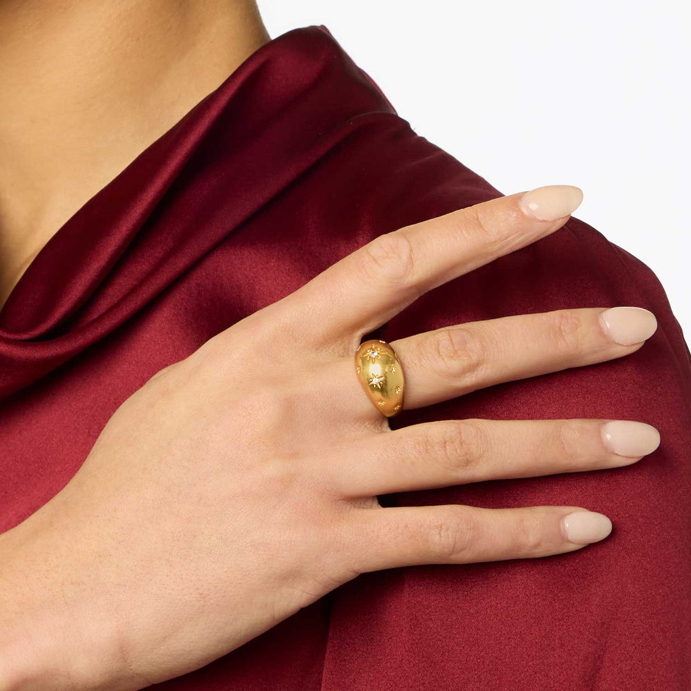 
                      
                        Luna Ring- Gold Cubic Zirconia
                      
                    