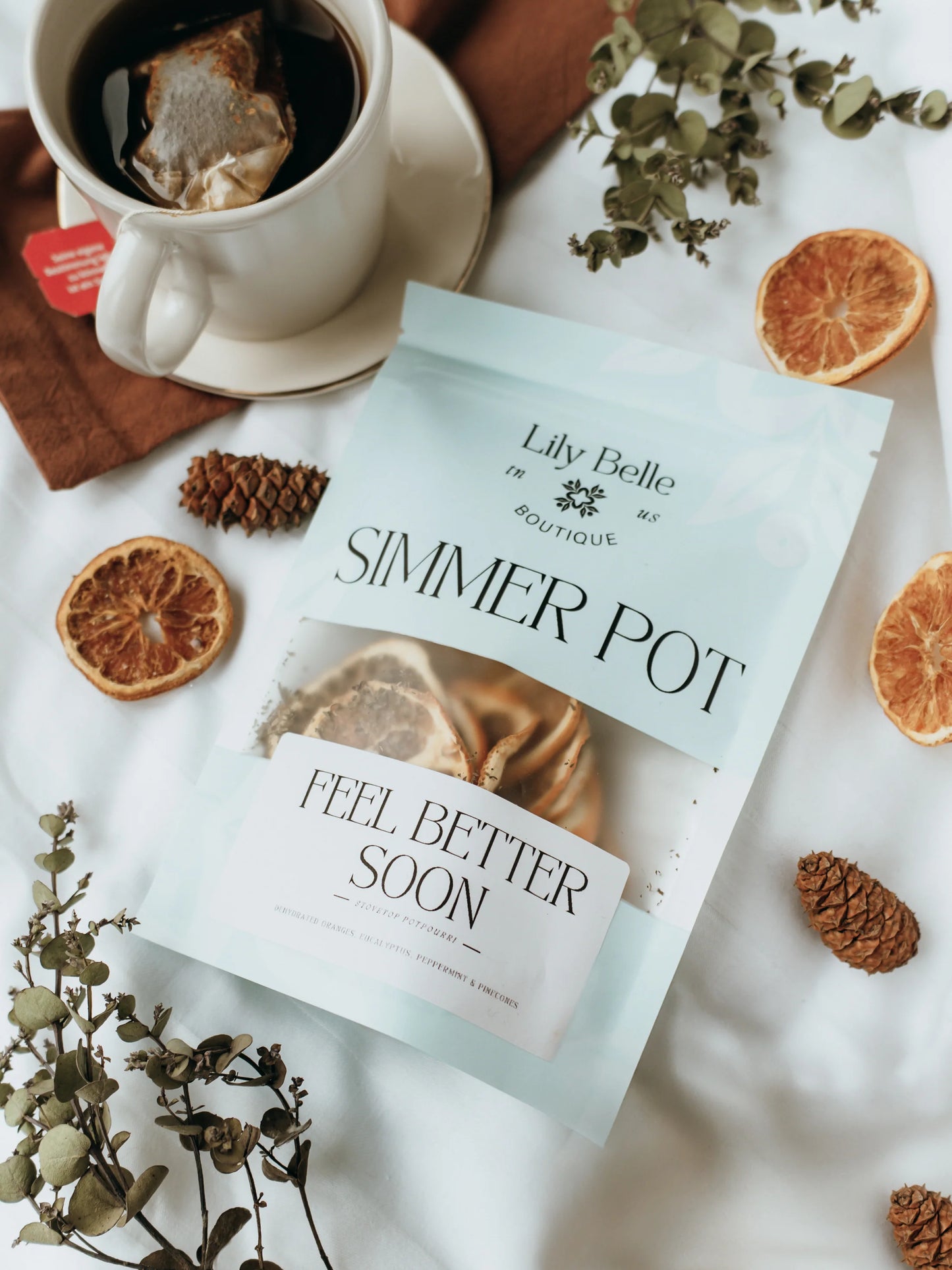 Feel Better Soon Simmer Pot - Orange Peppermint Eucalyptus