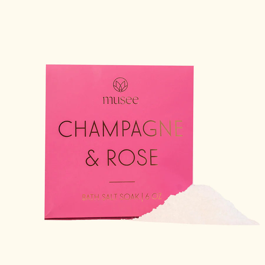 Champagne & Rose Bath Soak (6oz)
