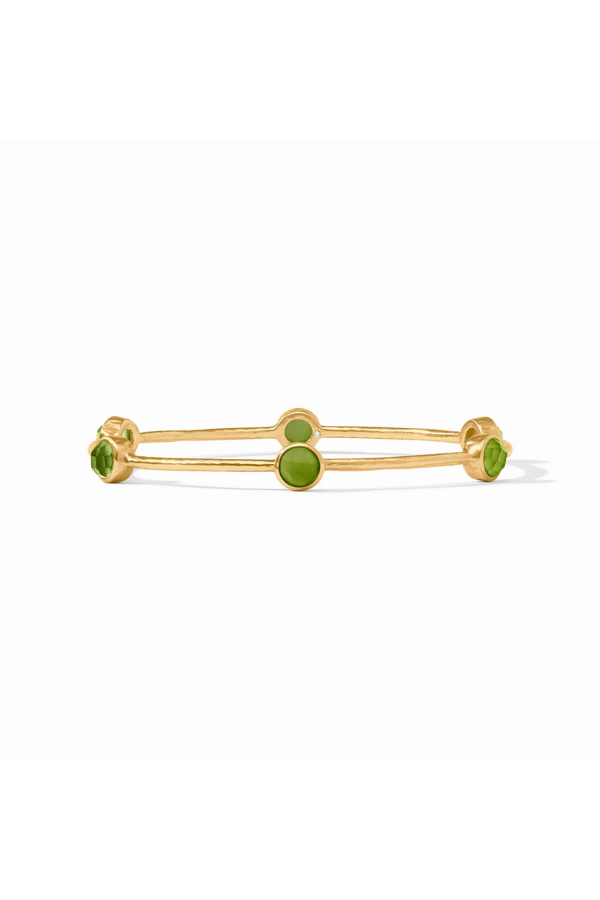 Milano Luxe Bangle - Iridescent Palmetto Green