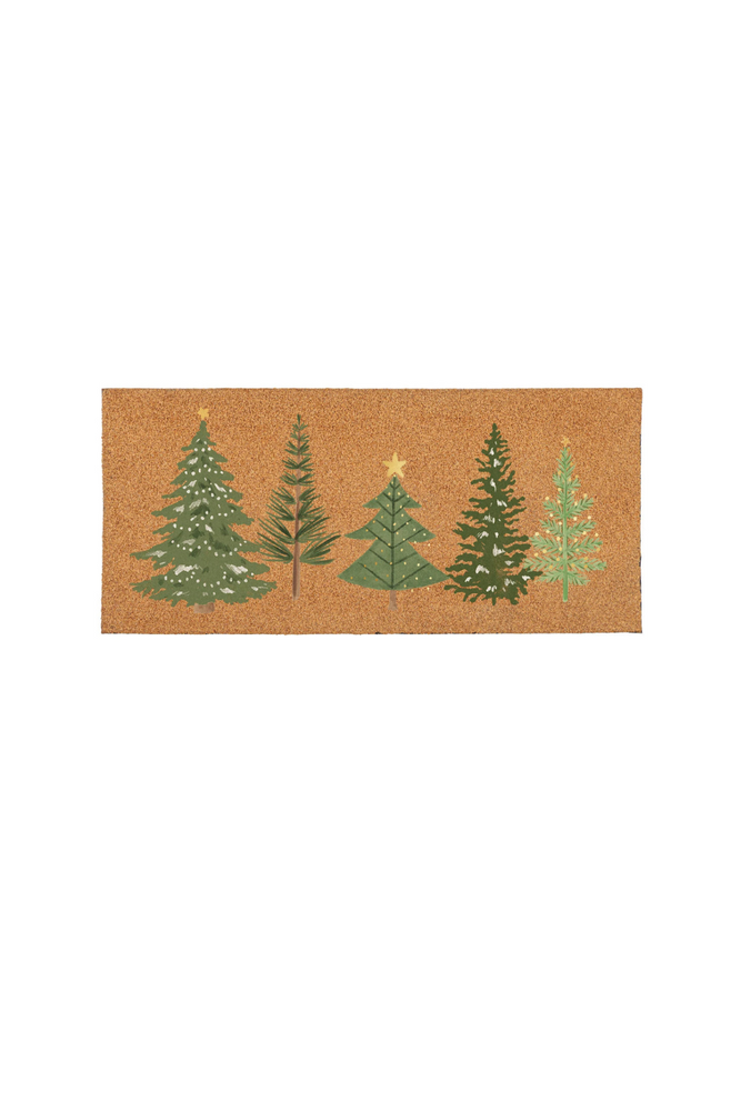 Shades of Green Coir Mat