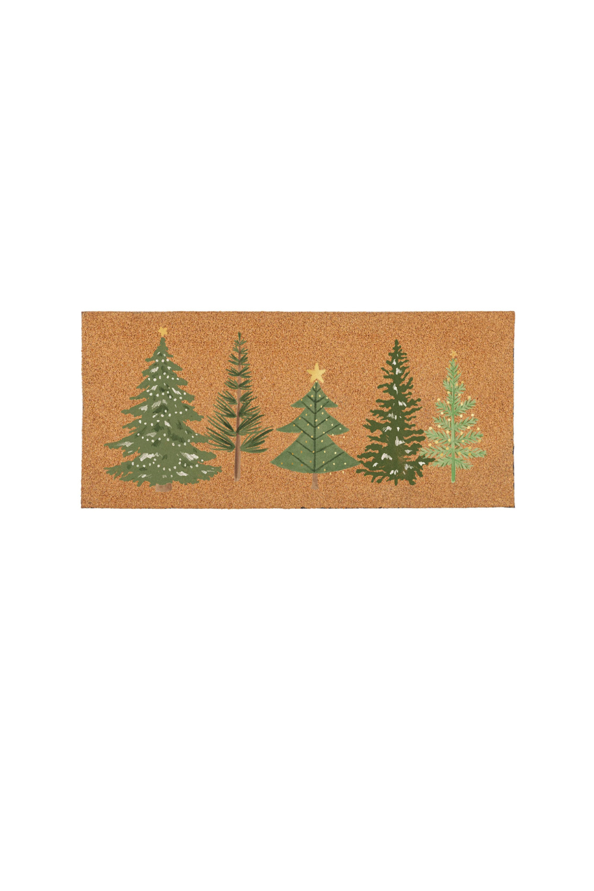 Shades of Green Coir Mat