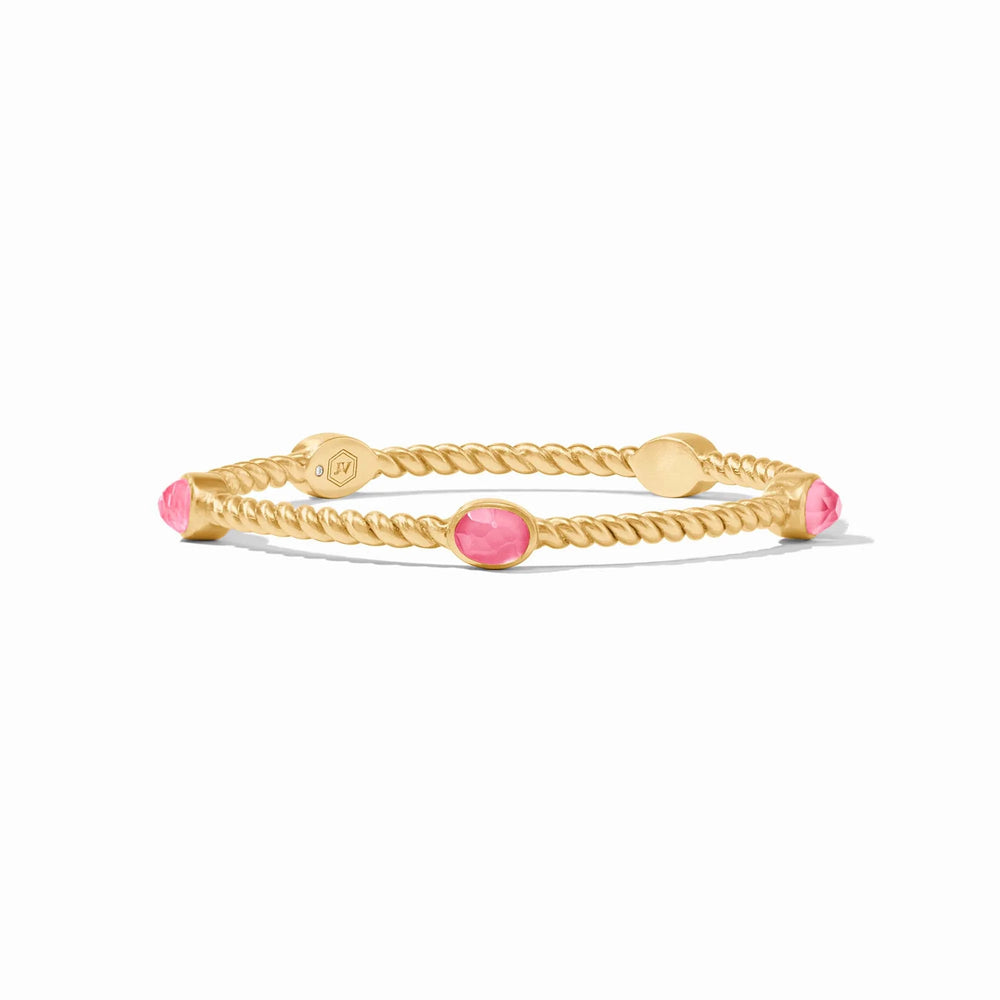 Nassau Stone Bangle - Gold