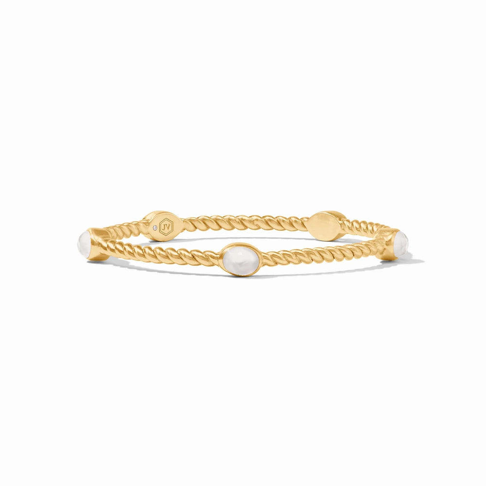 
                      
                        Nassau Stone Bangle - Gold
                      
                    