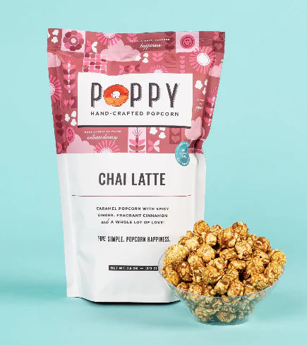 Poppy Chai Latte Popcorn