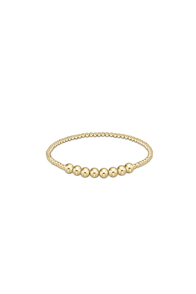 Classic Gold Beaded Bliss Bracelet 5mm