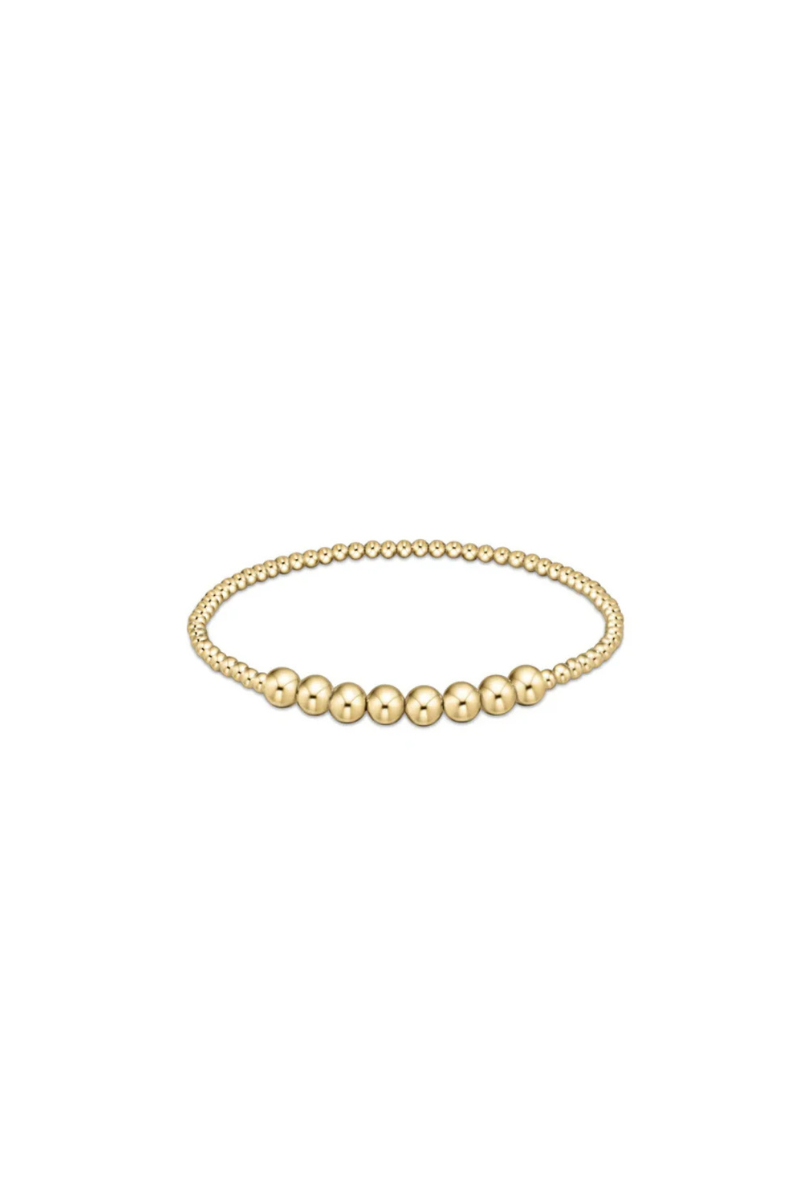 Classic Gold Beaded Bliss Bracelet 5mm