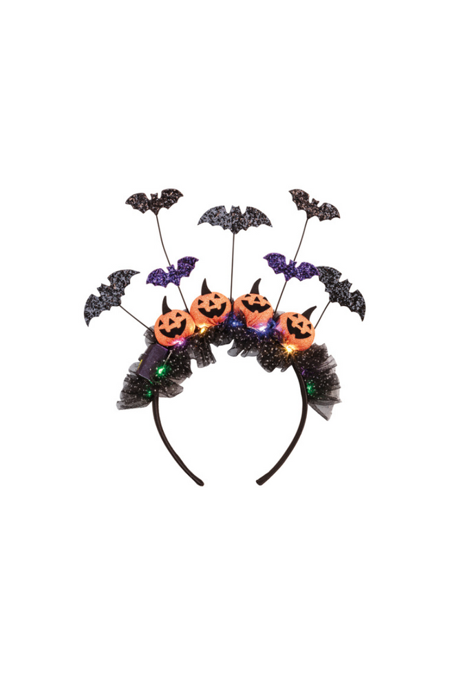 Light Up Pumpkin Headband