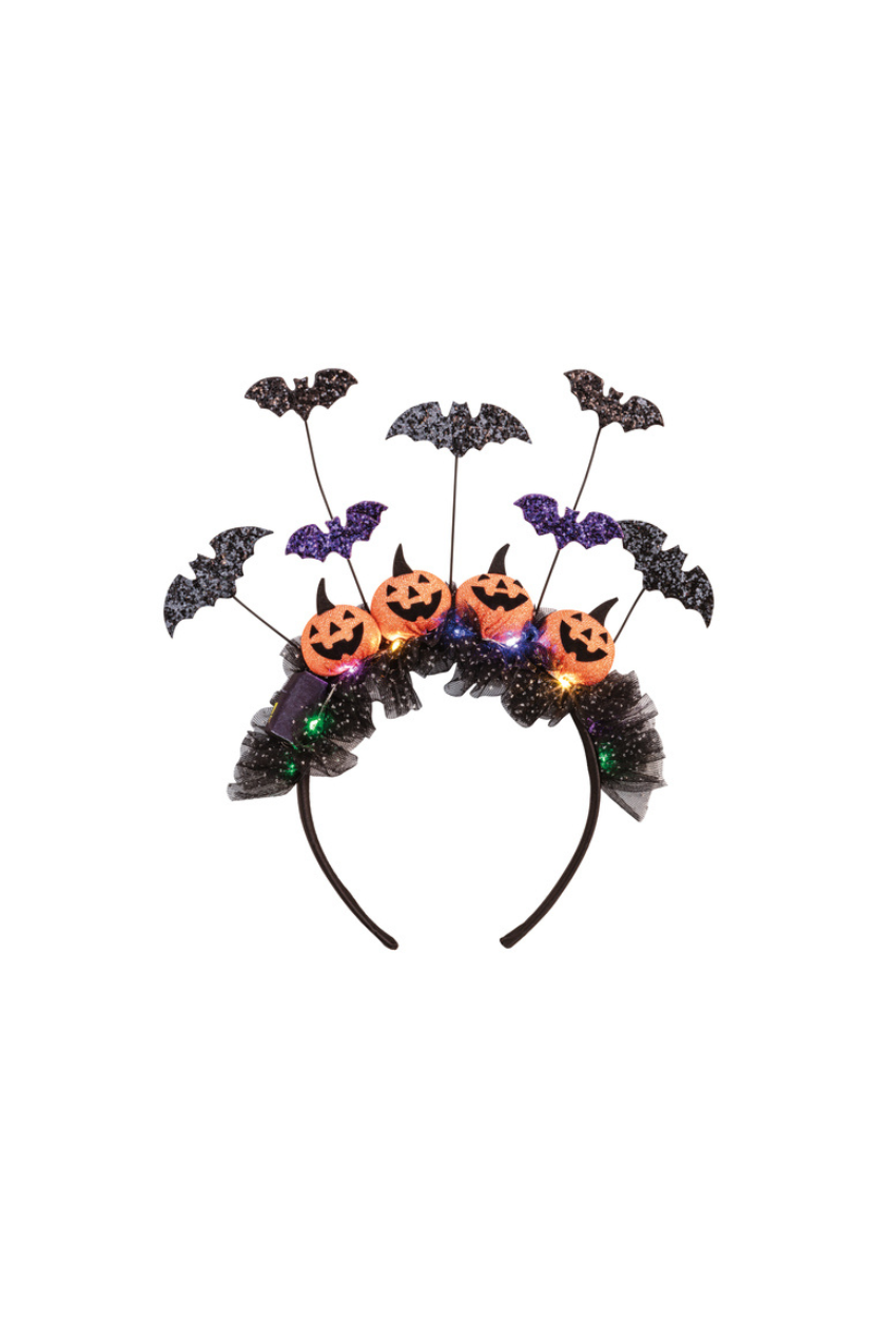 Light Up Pumpkin Headband