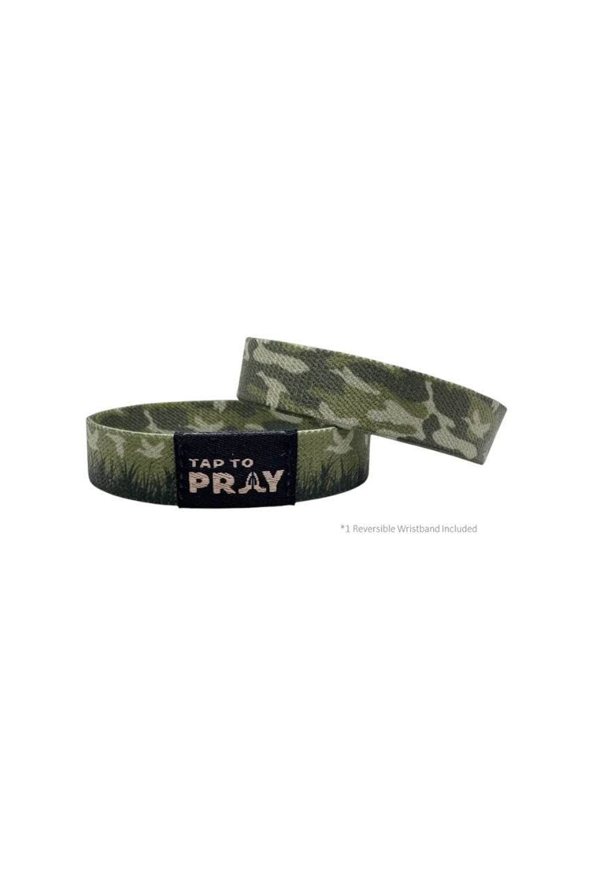Tap To Pray™ Wristbands - Waterfowl Camo