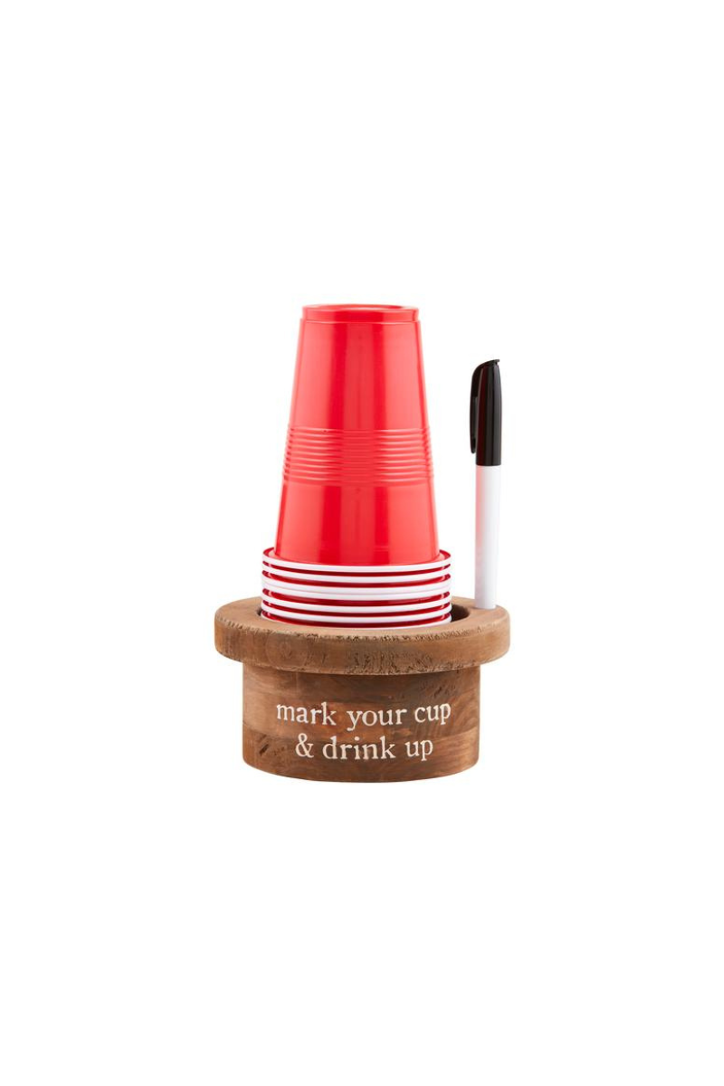 Disposable Cup & Marker Set