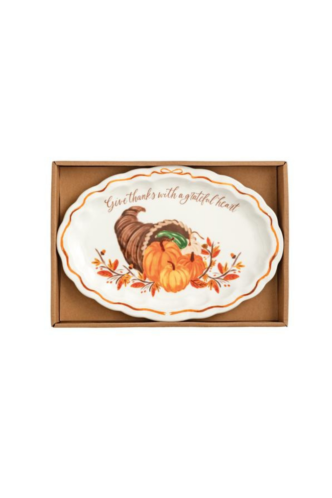 Grateful Heart Sentiment Plate