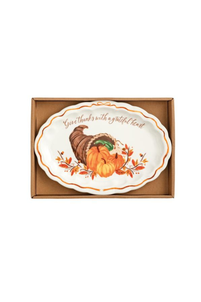 Grateful Heart Sentiment Plate