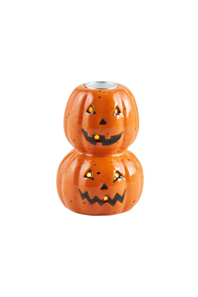 Pumpkin LED Taper Holder