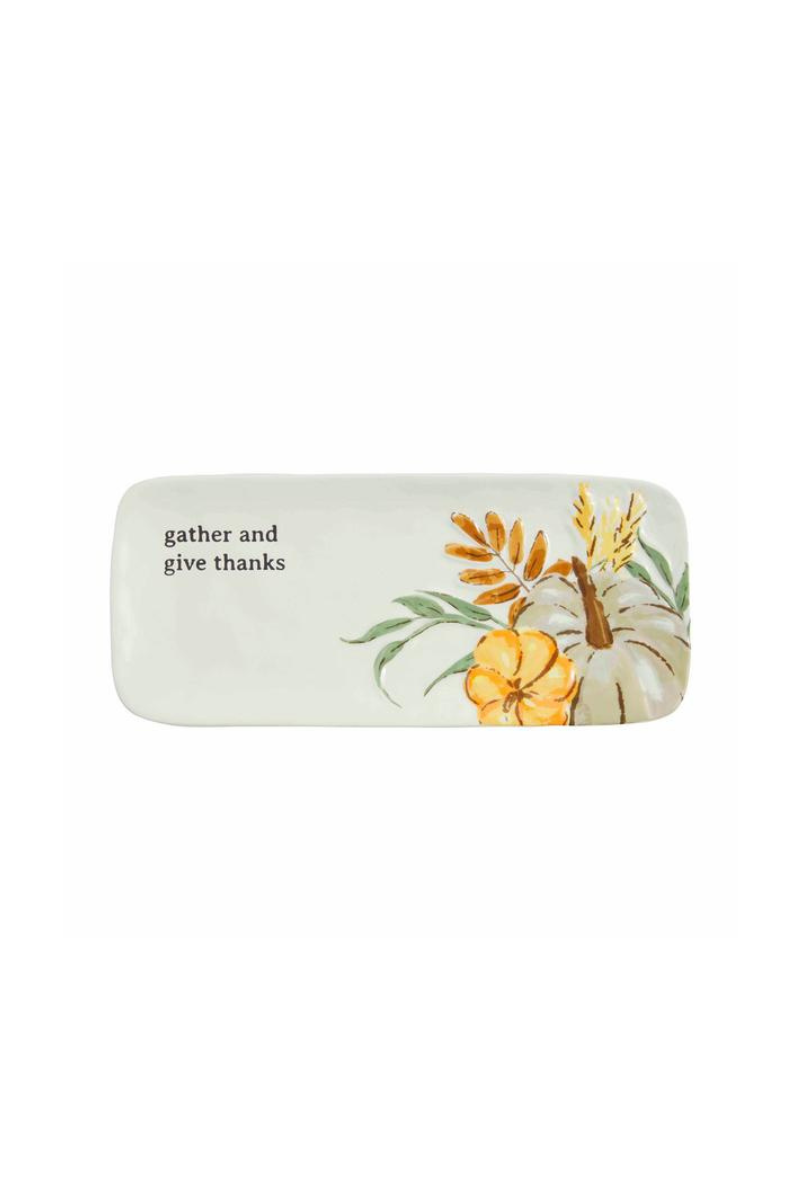 Gather Everything Plate - White