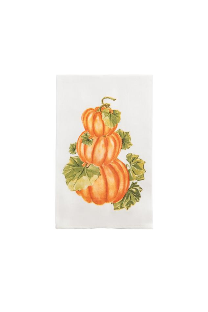 Stacked Pumpkin Tea Towel