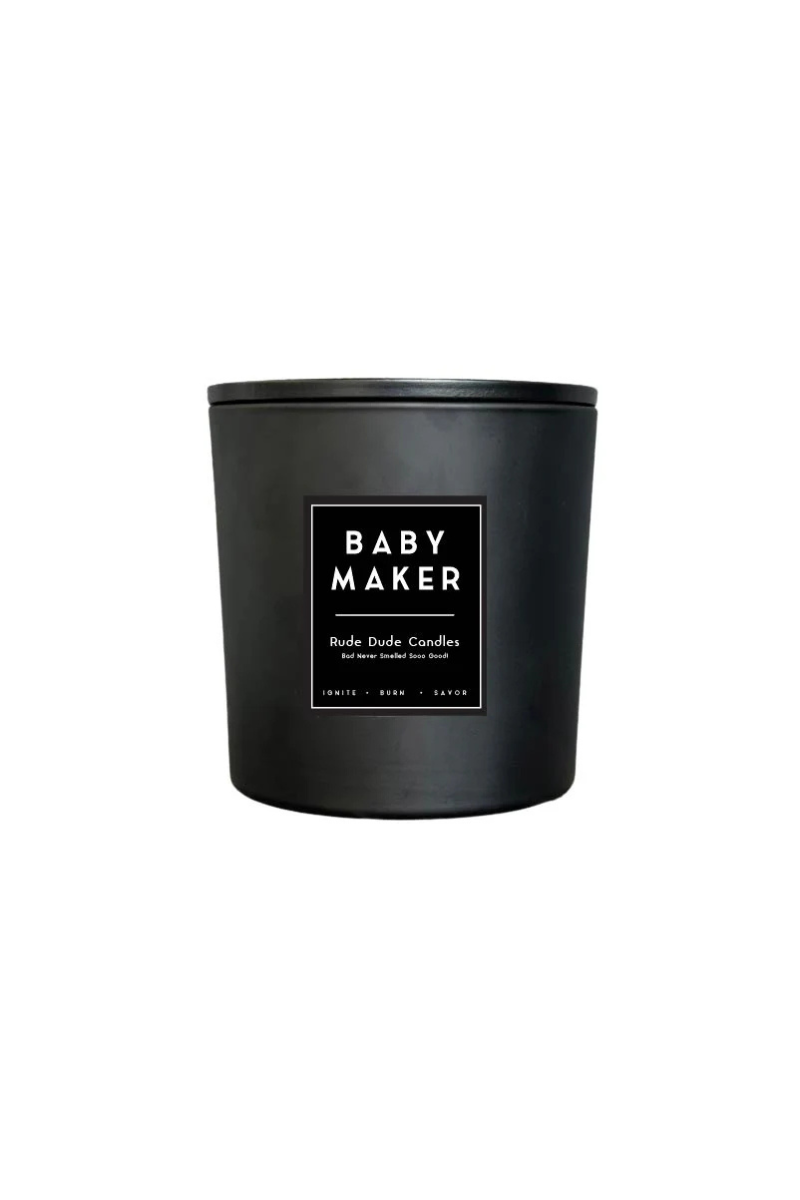 Maker Black Glass Candle - 55oz