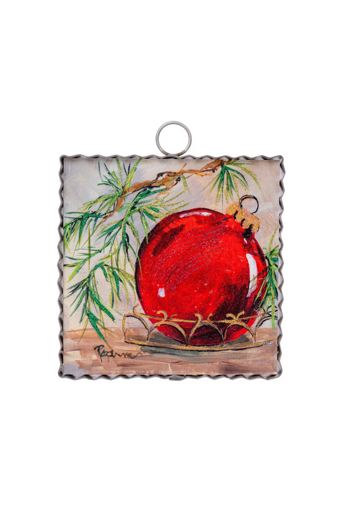 Mini Rozie's Red Ornaments