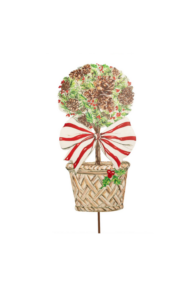 Beck's Traditional Pinecone Topiary
