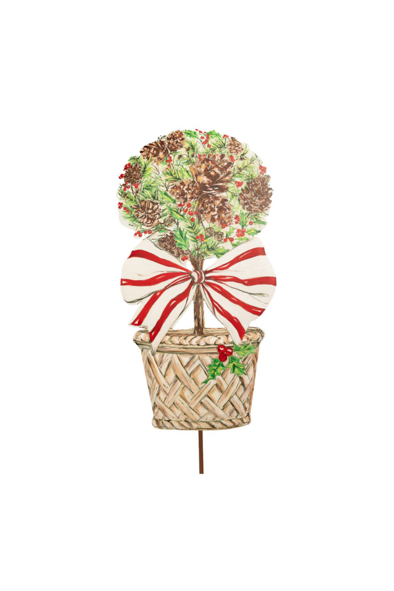 Beck's Traditional Pinecone Topiary