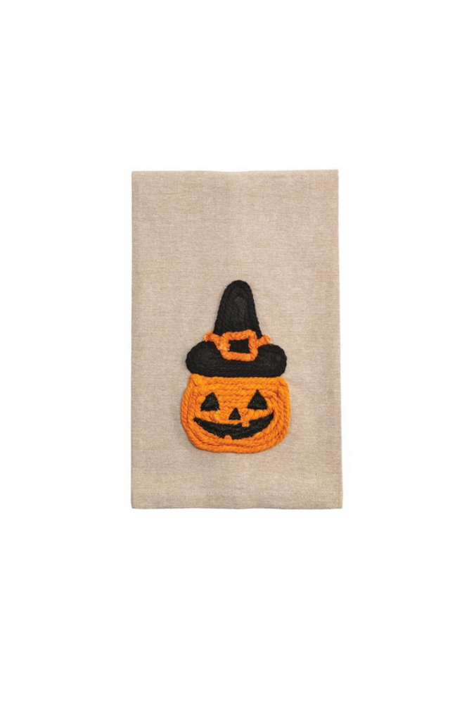 Pumpkin Halloween Rope Towel