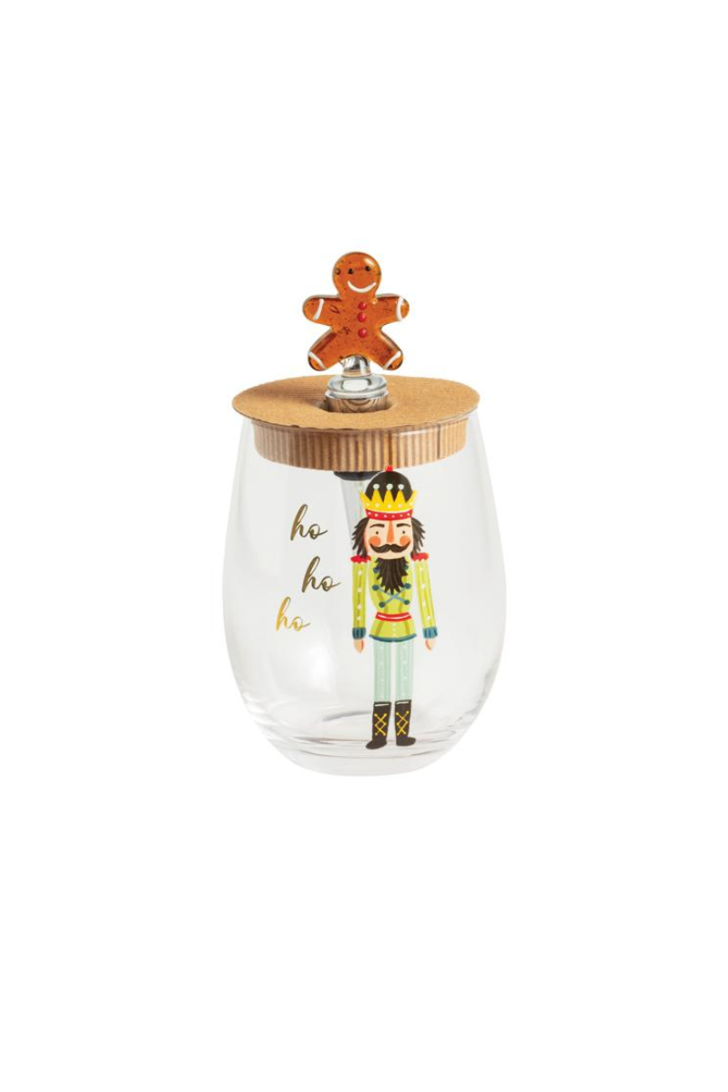Gingerbread Wine Glass Set