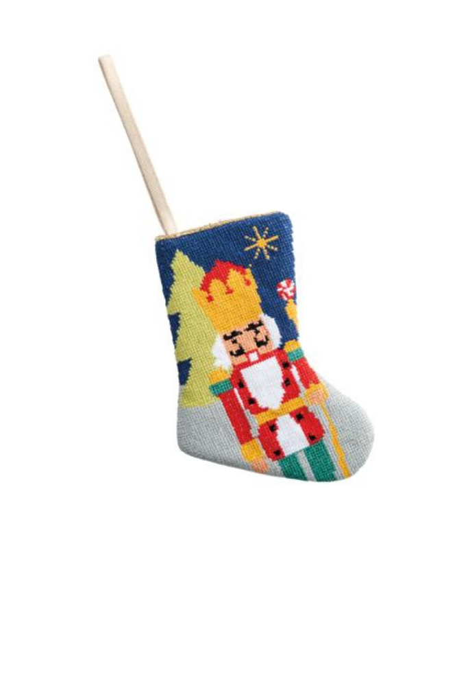 Nutcracker Needle Point Stocking