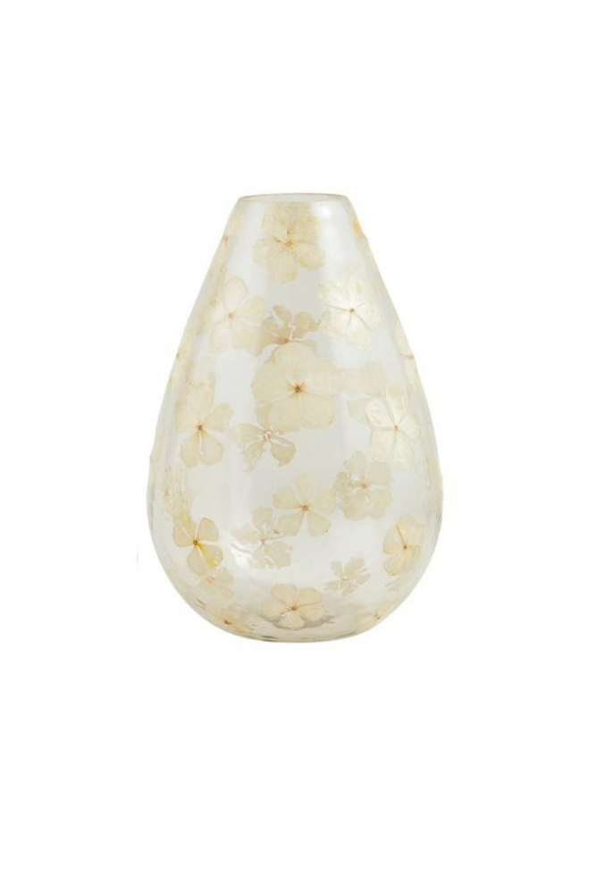 Fall Pressed Flower Vase - Large