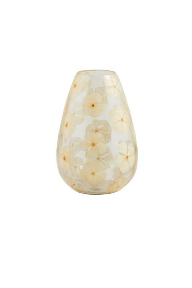 Fall Pressed Flower Vase - Small