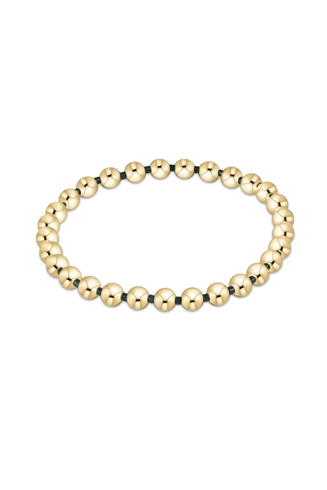 Gameday Hope Grateful 5mm Bead Bracelet-Dark Green