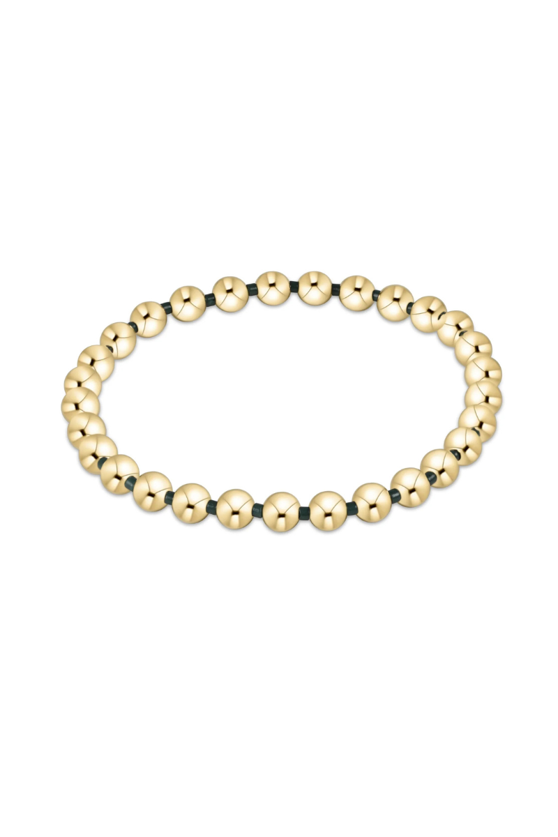Gameday Hope Grateful 5mm Bead Bracelet-Dark Green