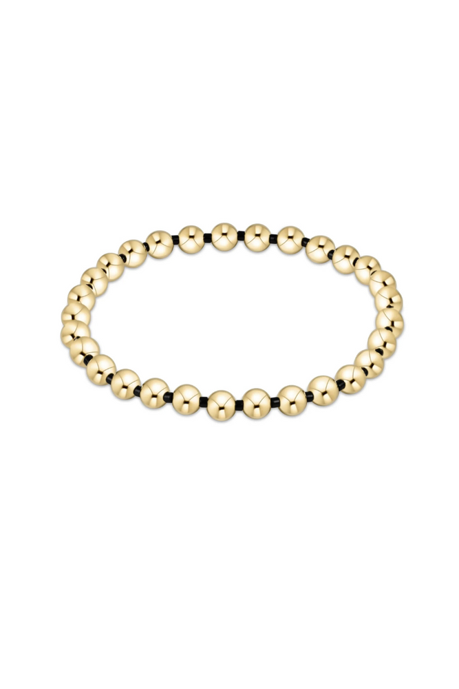 Gameday Hope Grateful 5mm Bead Bracelet-Onyx
