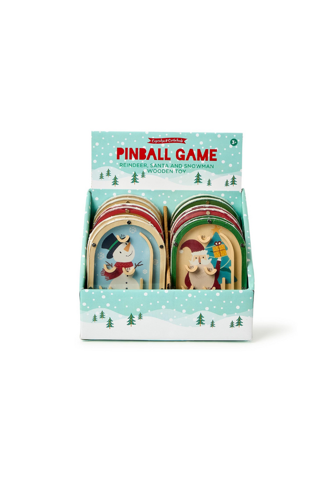 Christmas Wooden Pinball Game - Reindeer