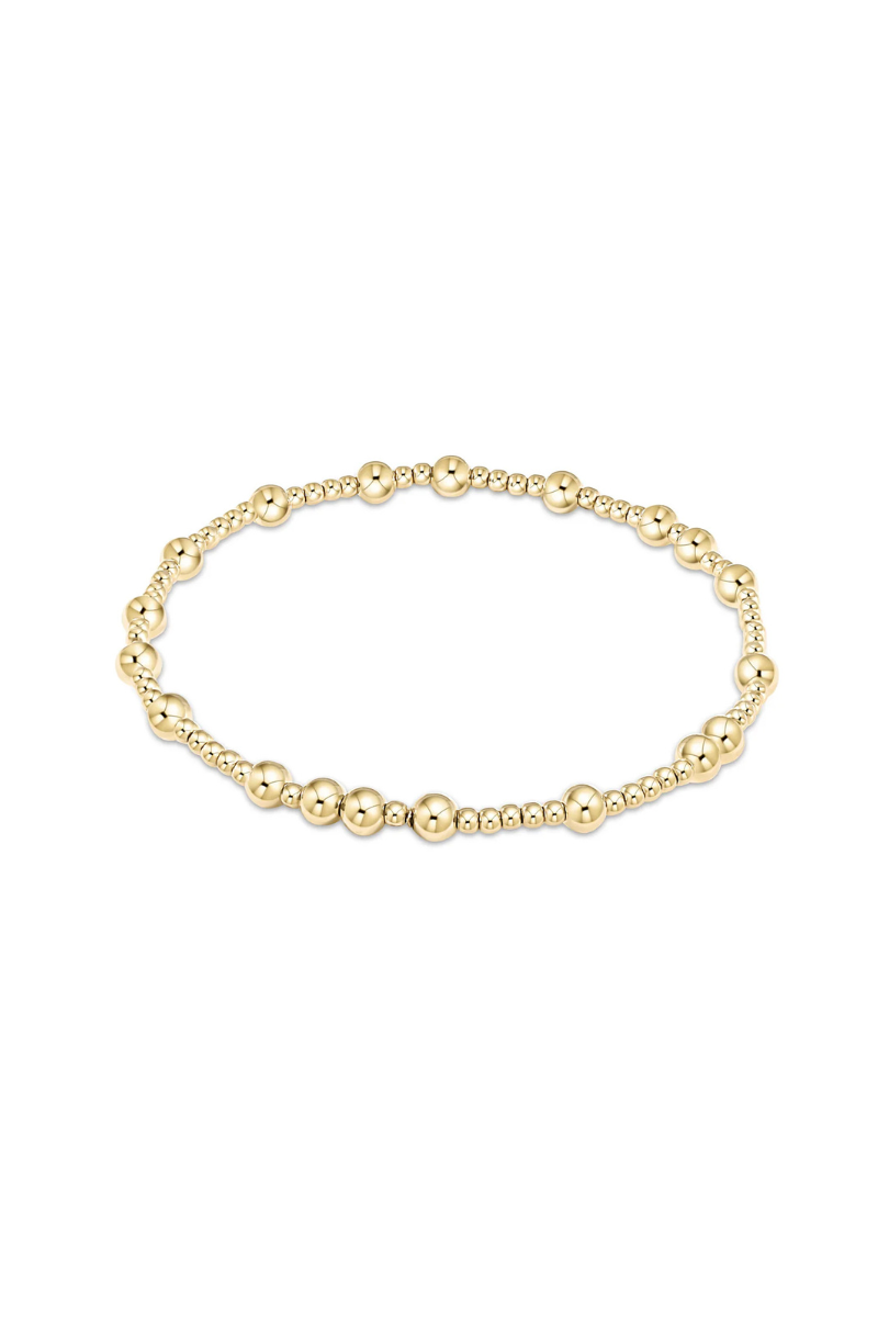 egirl Hope Unwritten 4mm Bead Bracelet - Gold