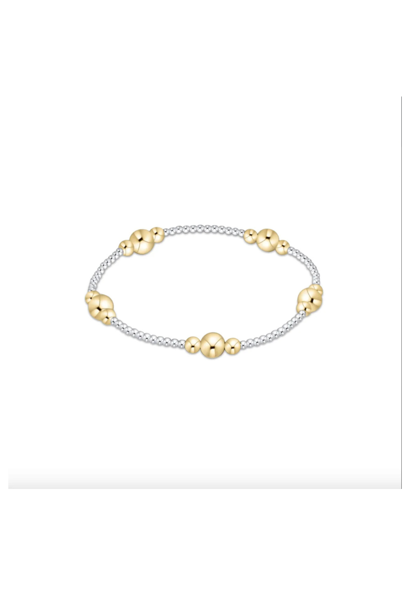 Purpose Gold 6mm Bead Bracelet - Mixed Metal