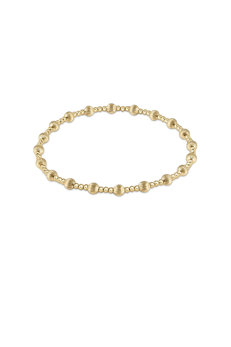 Hope Unwritten Dignity 4mm Bead Bracelet - Gold