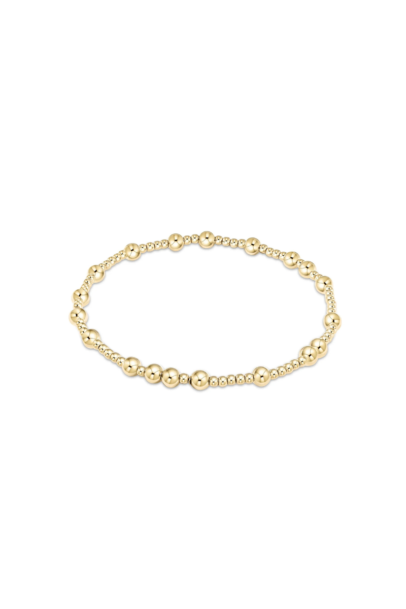 Hope Unwritten 4mm Bead Bracelet - Gold