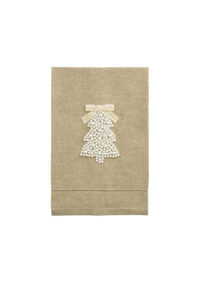 Pearl Christmas Tree Tea Towel