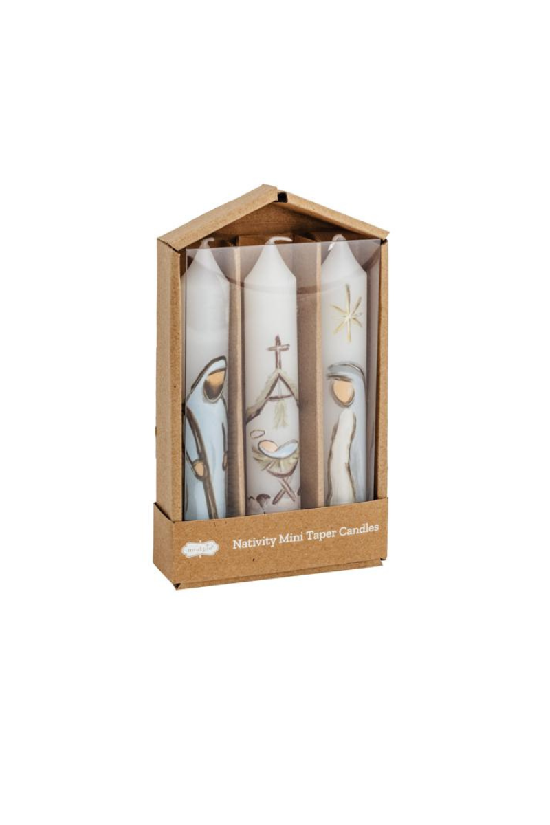Nativity Mini Taper Candle Set
