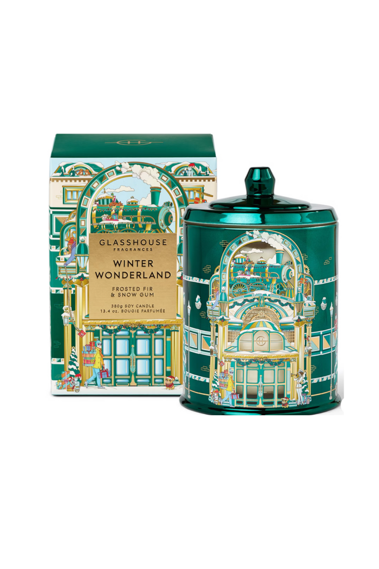 Glasshouse Christmas Candle - Winter Wonderland