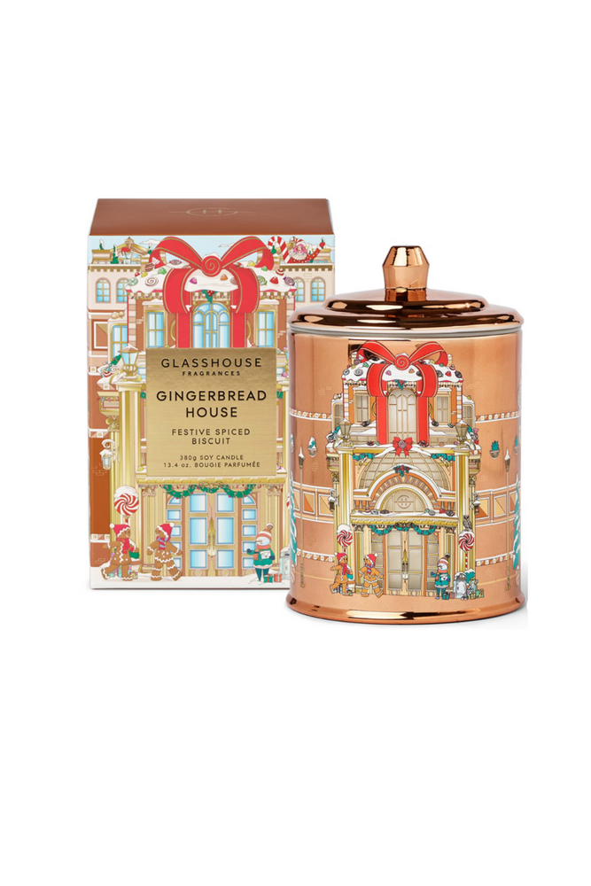 Glasshouse Christmas Candle Gingerbread - 13.4oz
