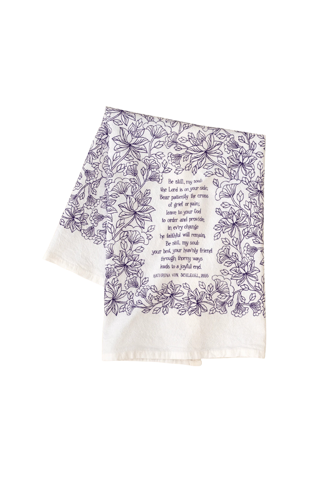Be Still my Soul Hymn Tea Towel