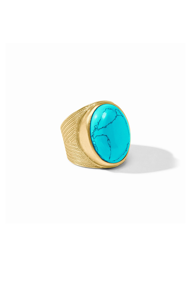 Cannes Statement Ring - Tuquoise Blue - 8