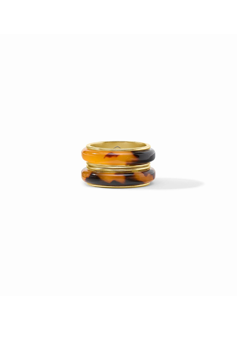 Carnaby Duet Ring - Tortoiseshell - 8